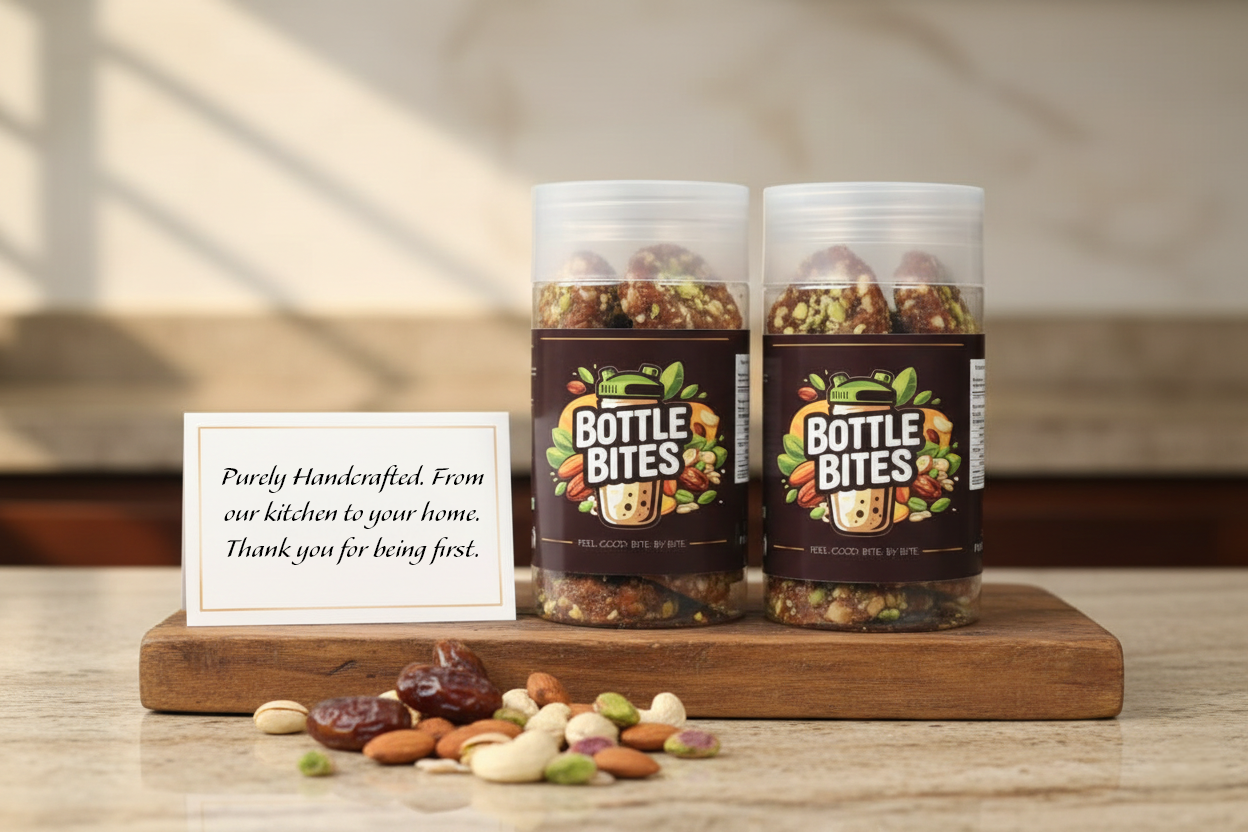 Bottle Bites –(800 g)  Nut & Seed Date Bites | No Added Sugar